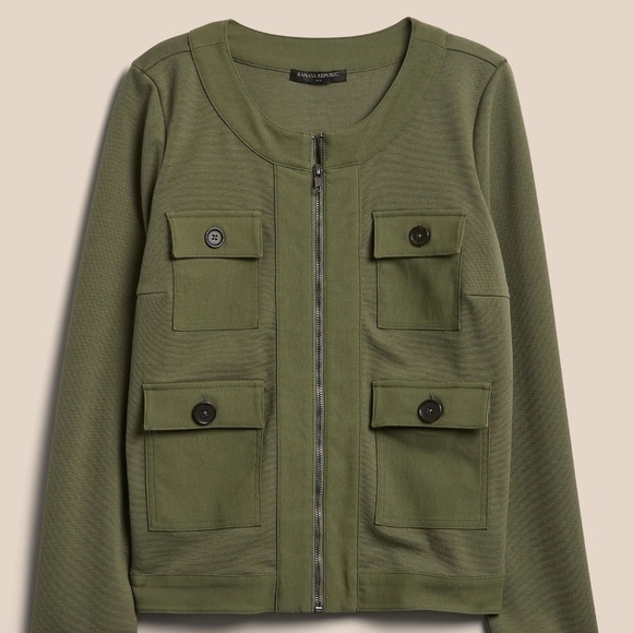 Banana Republic Utility Knit Jacket NWOT - Picture 14 of 15